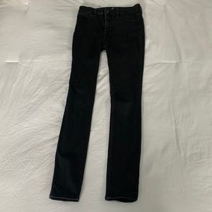 Hollister High-Rise Super Skinny black jeans (size 3R)